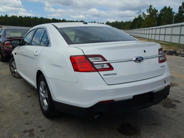 1FAHP2L85JG107460 - 2018 FORD TAURUS POL WHITE photo 3