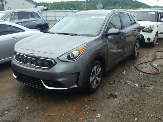 KNDCB3LC0J5148393 - 2018 KIA NIRO FE GRAY photo 2