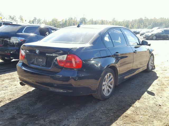 WBAVC93537KZ70753 - 2007 BMW 328 XI BLACK photo 4