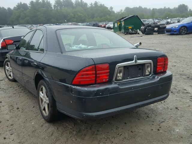 1LNHM87A52Y693815 - 2002 LINCOLN LS Yaşıl foto 3