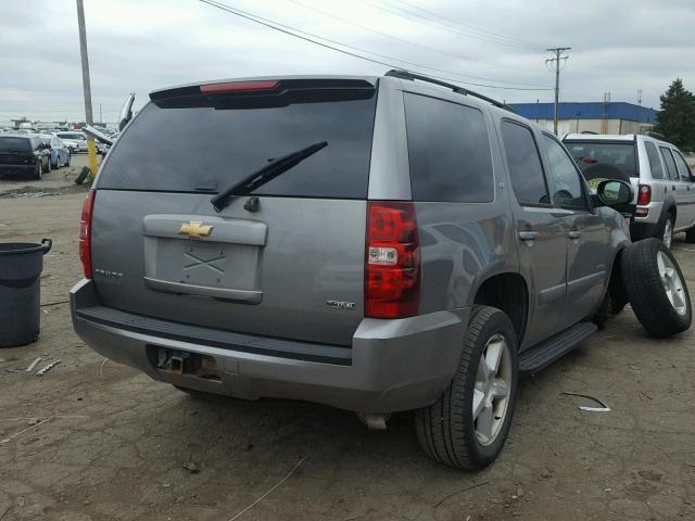 1GNFK13068J138063 - 2008 CHEVROLET TAHOE K150 GRAY photo 4