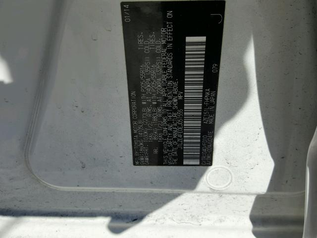 JTLZE4FE0EJ051555 - 2014 TOYOTA SCION XB 白色 照片 10