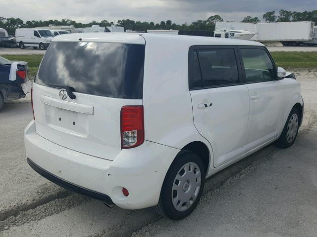 JTLZE4FE0EJ051555 - 2014 TOYOTA SCION XB WHITE photo 4