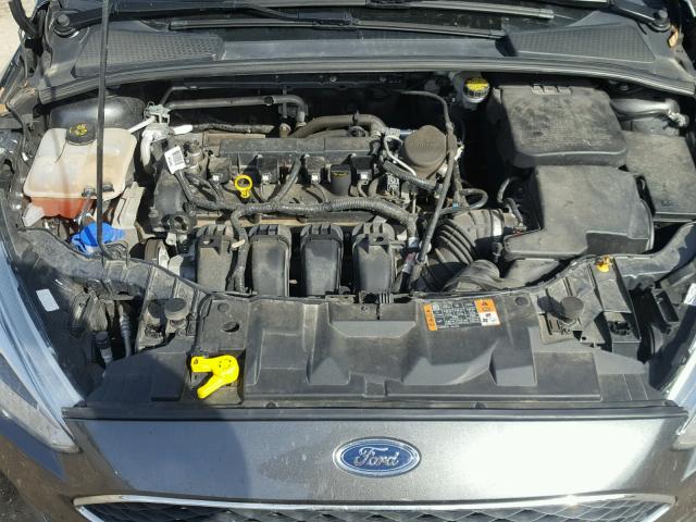 1FADP3F20FL280796 - 2015 FORD FOCUS SE GRAY photo 7