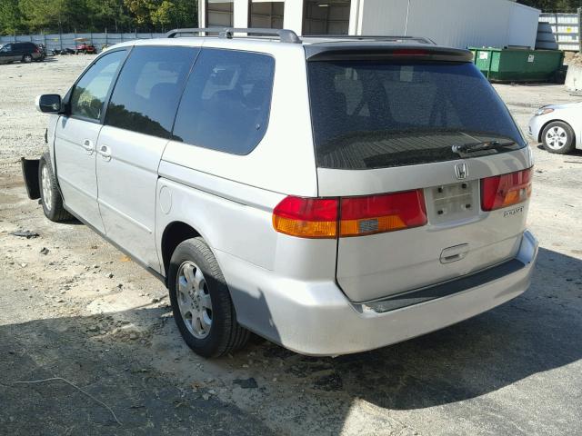 5FNRL18993B101616 - 2003 HONDA ODYSSEY EX SILVER photo 3