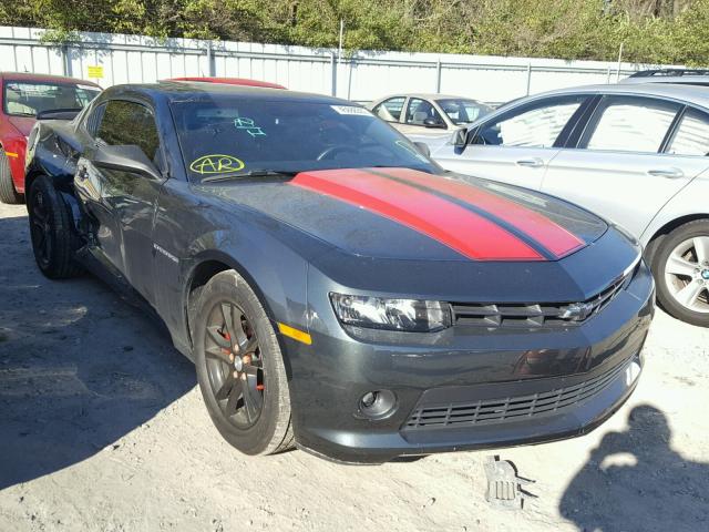 2G1FD1E31F9267419 - 2015 CHEVROLET CAMARO LT CHARCOAL photo 1