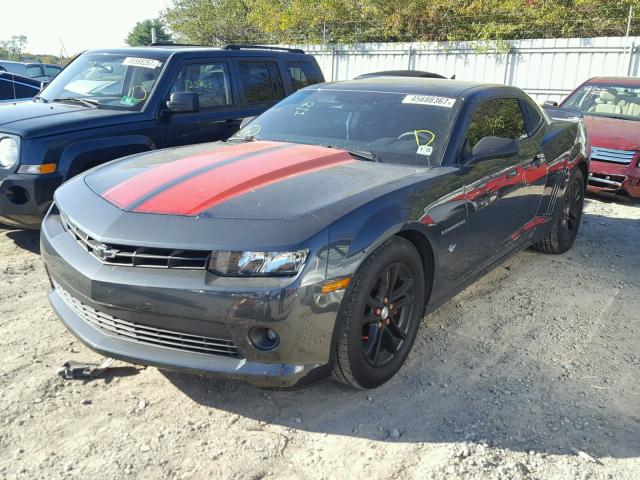 2G1FD1E31F9267419 - 2015 CHEVROLET CAMARO LT CHARCOAL photo 2