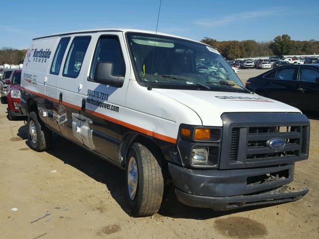 1FTNE2EL9DDB33571 - 2013 FORD ECONOLINE WHITE photo 1