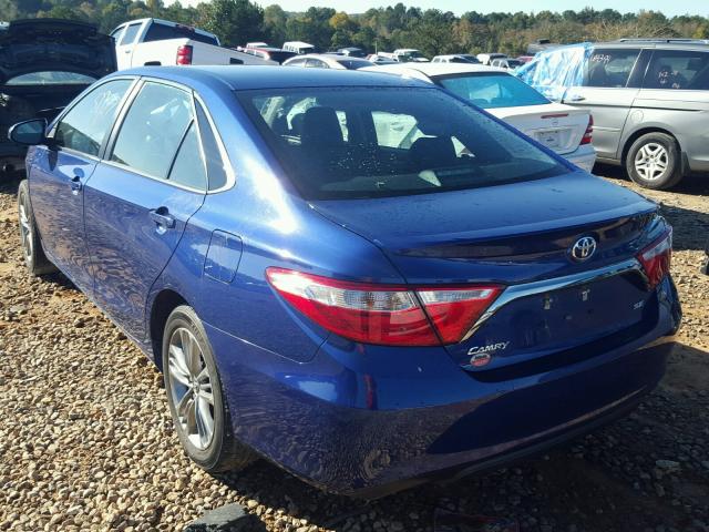 4T1BF1FK4FU994056 - 2015 TOYOTA CAMRY LE BLUE photo 3