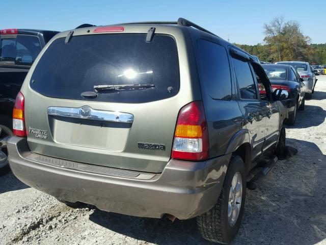 4F2YU09192KM24139 - 2002 MAZDA TRIBUTE LX GREEN photo 4