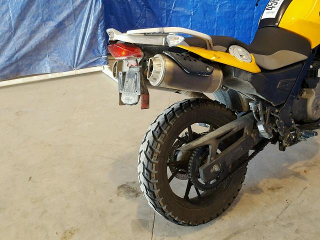 WB1018908DZY95153 - 2013 BMW G650 GS YELLOW photo 6