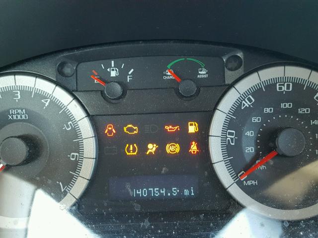 1FMCU49339KA86388 - 2009 FORD ESCAPE HYB WHITE photo 8