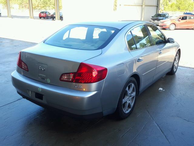 JNKCV51E03M007841 - 2003 INFINITI G35 SILVER photo 4