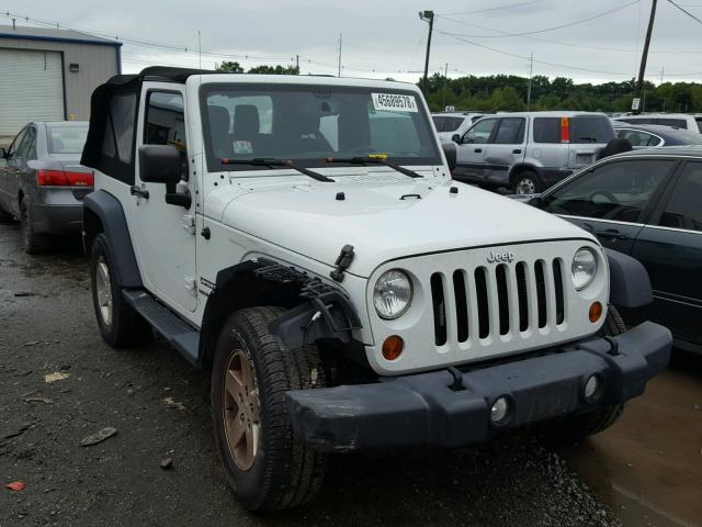 1C4AJWAG5DL649426 - 2013 JEEP WRANGLER S WHITE photo 1