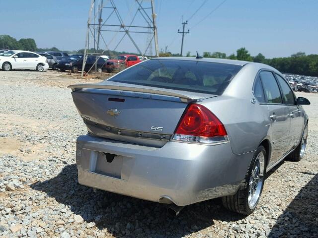 2G1WD58C689154006 - 2008 CHEVROLET IMPALA SUP SILVER photo 4