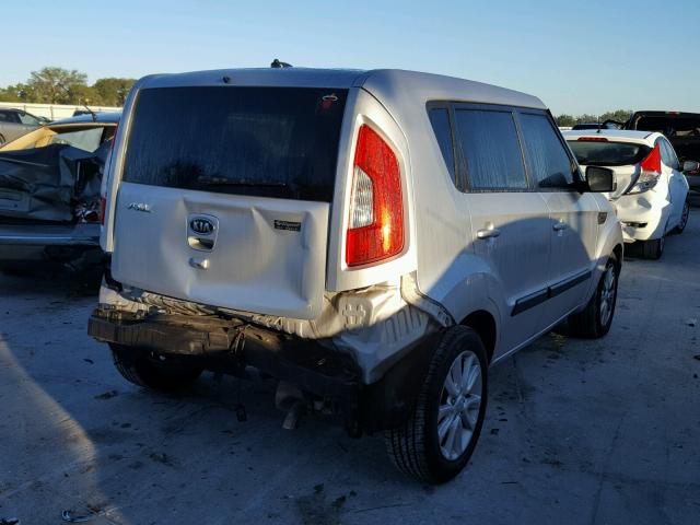 KNDJT2A62C7413401 - 2012 KIA SOUL + SILVER photo 4