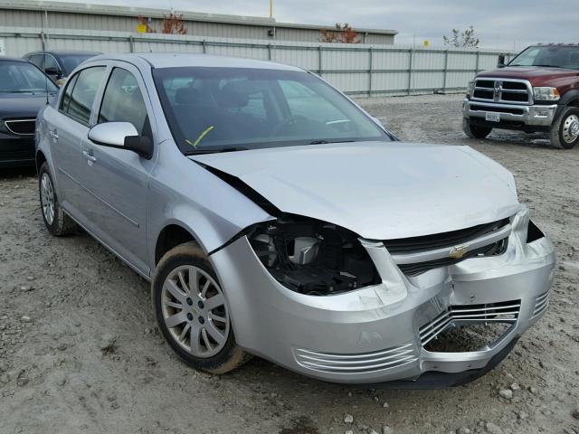 1G1AT58H097162162 - 2009 CHEVROLET COBALT LT SILVER photo 1