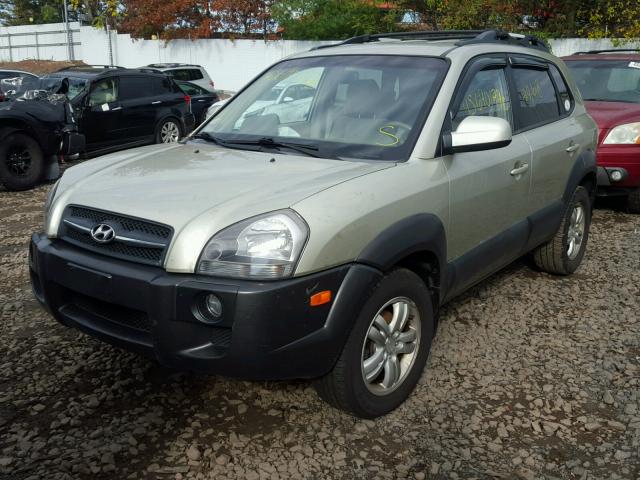 KM8JN72D46U374350 - 2006 HYUNDAI TUCSON GLS GREEN photo 2