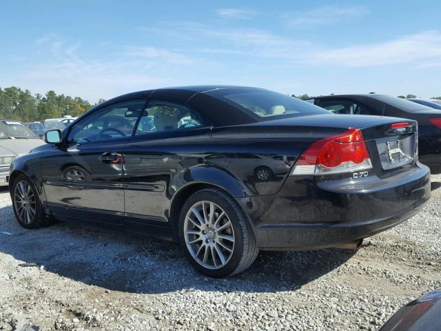 YV1MC67218J054457 - 2008 VOLVO C70 T5 BLACK photo 3