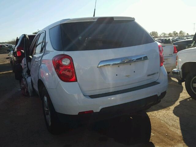 2CNALBEW6A6319699 - 2010 CHEVROLET EQUINOX LS WHITE photo 3