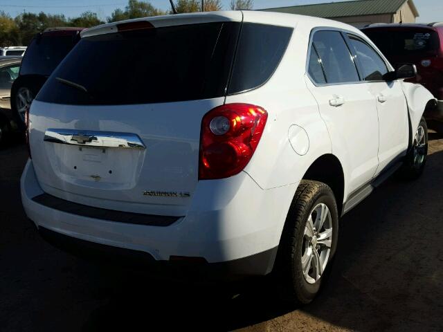 2CNALBEW6A6319699 - 2010 CHEVROLET EQUINOX LS WHITE photo 4