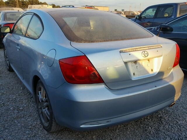 JTKDE177860127799 - 2006 TOYOTA SCION TC ლურჯი ფოტო 3