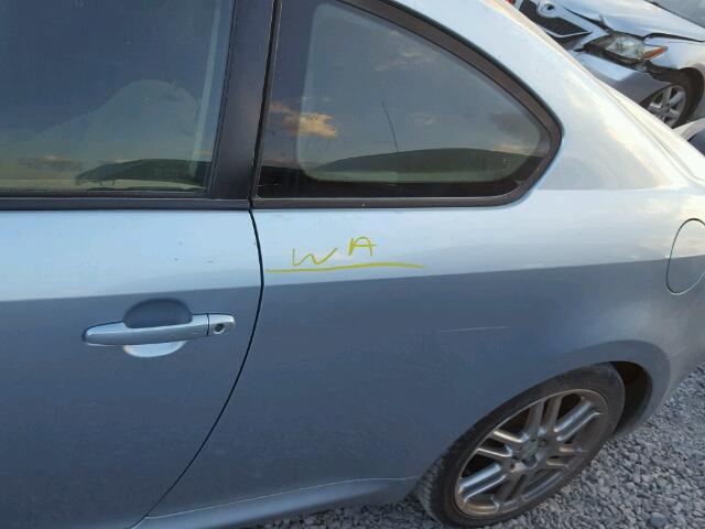 JTKDE177860127799 - 2006 TOYOTA SCION TC ლურჯი ფოტო 9