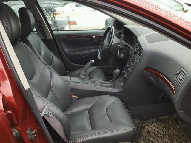 YV1RS64A842402098 - 2004 VOLVO S60 RED photo 5