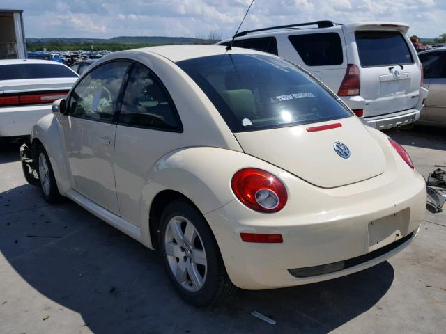 3VWPW31C27M507610 - 2007 VOLKSWAGEN NEW BEETLE 奶油色 照片 3
