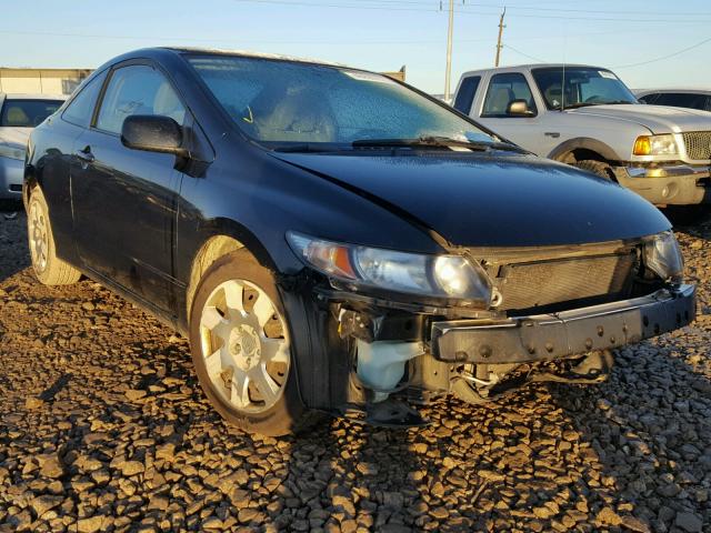 2HGFG1B64BH507562 - 2011 HONDA CIVIC LX BLACK photo 1