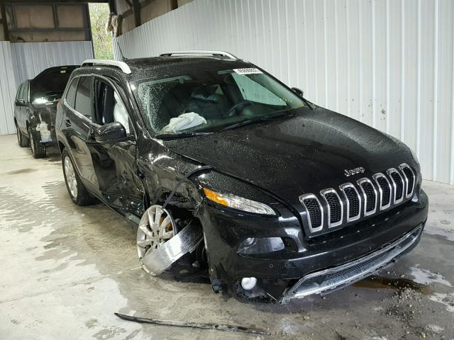 1C4PJMDS7FW651372 - 2015 JEEP CHEROKEE BLACK photo 1