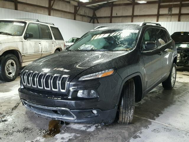 1C4PJMDS7FW651372 - 2015 JEEP CHEROKEE BLACK photo 2