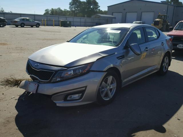 5XXGM4A74EG290660 - 2014 KIA OPTIMA LX SILVER photo 2