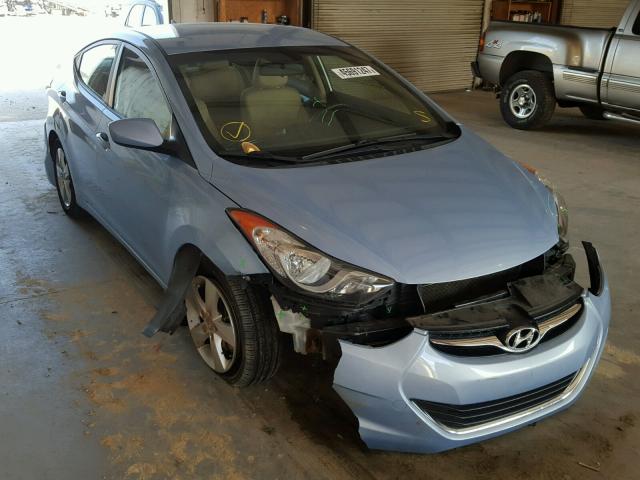 KMHDH4AE5DU844458 - 2013 HYUNDAI ELANTRA GL BLUE photo 1