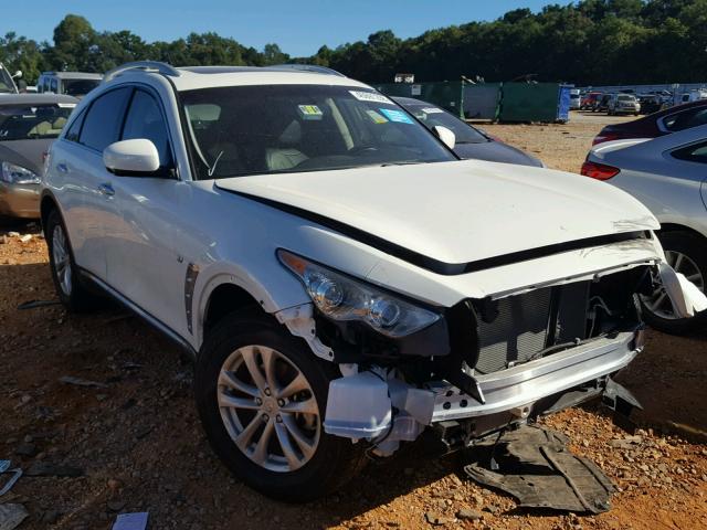 JN8CS1MW8HM415765 - 2017 INFINITI QX70 WHITE photo 1