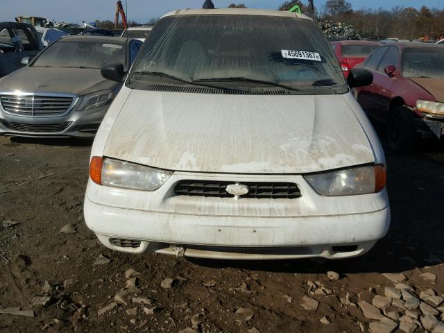 2FTDA5441WBA17454 - 1998 FORD WINDSTAR WHITE photo 9