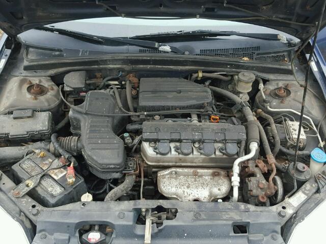 2HGES26703H614614 - 2003 HONDA CIVIC EX 蓝色 照片 7
