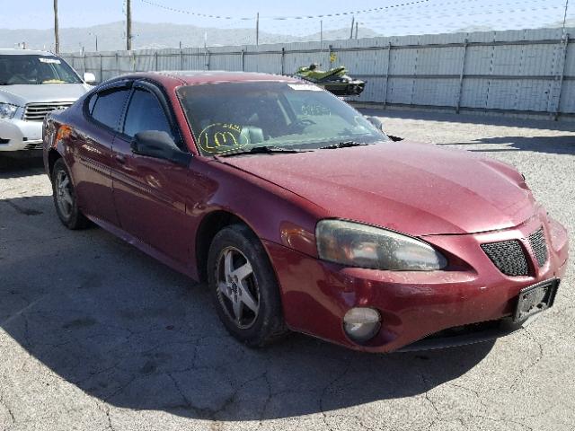 2G2WS522641202288 - 2004 PONTIAC GRAND PRIX MAROON photo 1