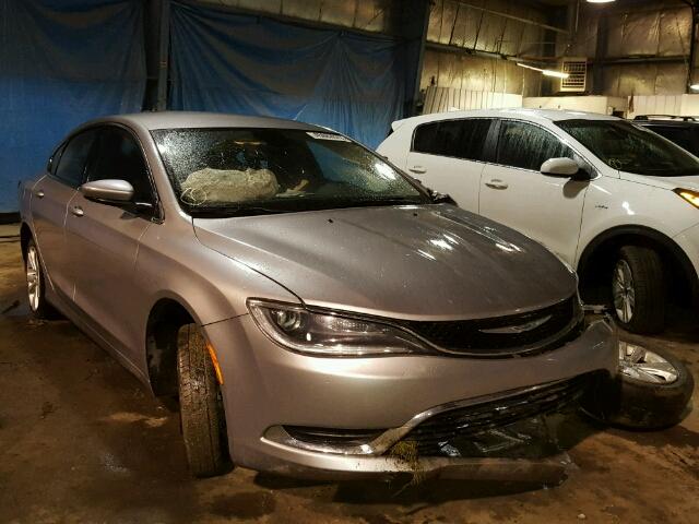 1C3CCCAB3FN578647 - 2015 CHRYSLER 200 LIMITE SILVER photo 1