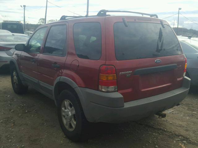 1FMCU04161KC20877 - 2001 FORD ESCAPE XLT RED photo 3