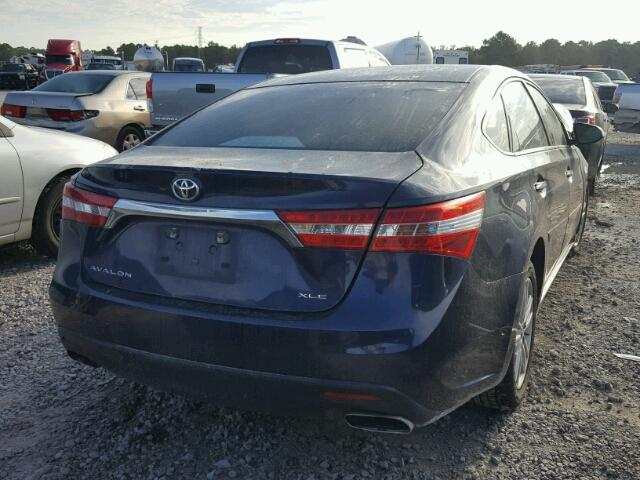 4T1BK1EB7DU063917 - 2013 TOYOTA AVALON BAS BLUE photo 4