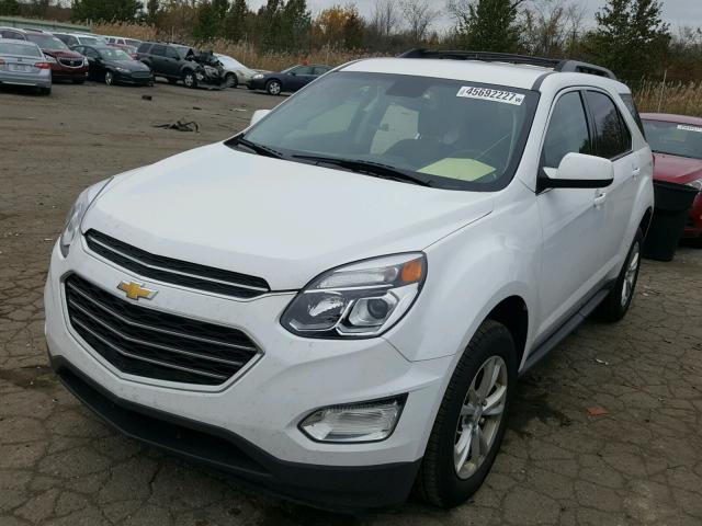 1GNALCEKXGZ108033 - 2016 CHEVROLET EQUINOX LT WHITE photo 2