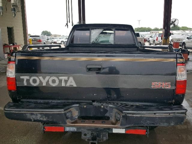 JT4VD10C9P0008327 - 1993 TOYOTA T100 SR5 BLACK photo 6