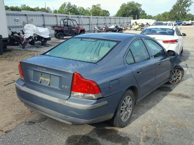 YV1RS61T932272093 - 2003 VOLVO S60 Зеленый фото 4