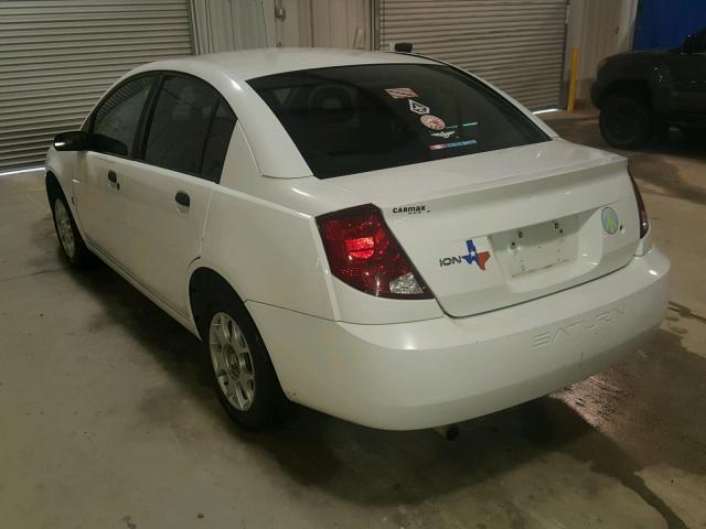 1G8AF52FX4Z137010 - 2004 SATURN ION LEVEL WHITE photo 3