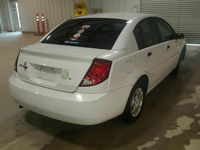 1G8AF52FX4Z137010 - 2004 SATURN ION LEVEL WHITE photo 4