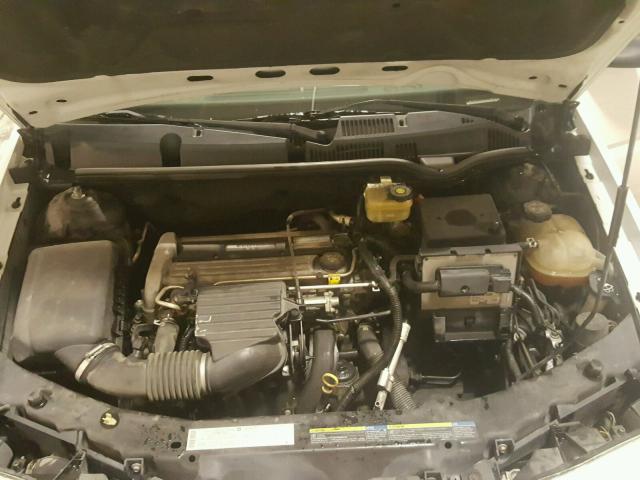1G8AF52FX4Z137010 - 2004 SATURN ION LEVEL WHITE photo 7