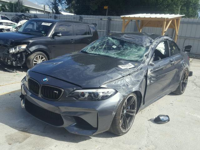 WBS1J5C59JVD36462 - 2018 BMW M2 Grau Foto 2