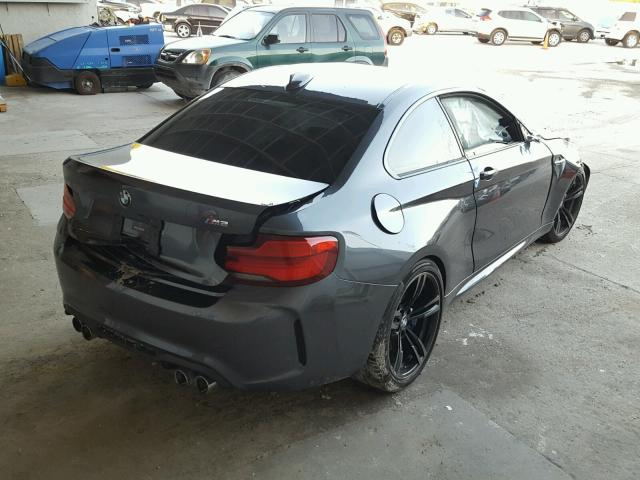 WBS1J5C59JVD36462 - 2018 BMW M2 Grau Foto 4