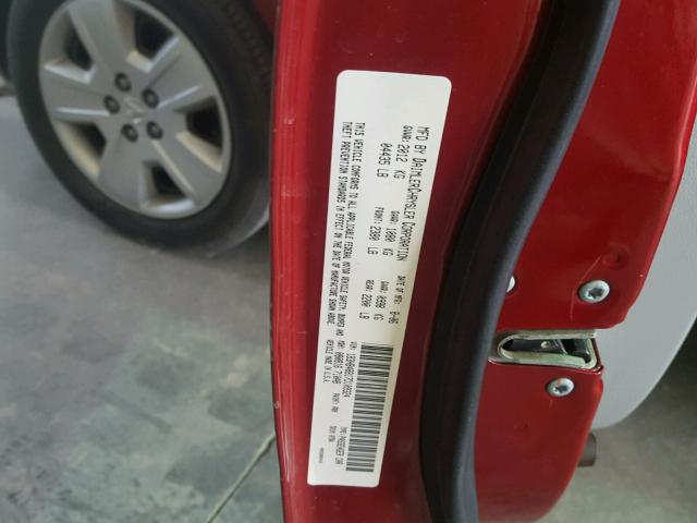 1B3HB48B17D109324 - 2007 DODGE CALIBER RED photo 10